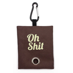 Brown Oh Shit Dog Poop Waste Bag