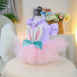Easter bunny dog dress