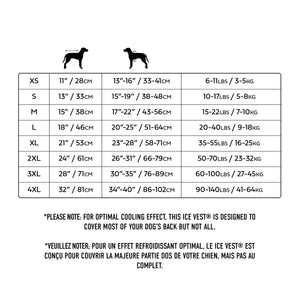 Elasto-Fit Ice Vest Dog Cooling - Aqua