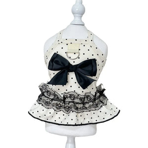 Polka Dot Dog Dress fits small and medium dogs