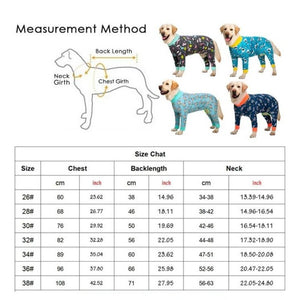 Please measure your dog against this size chart before ordering.