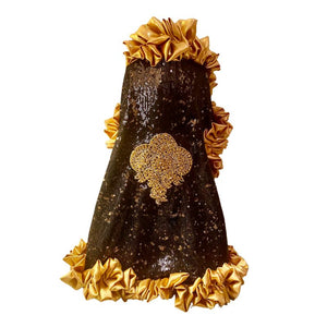 Designed exclusively for Posh Dog Life, this handmade “Cleopatra” dog party dress is fit for a queen.