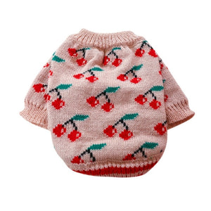 Cherry Dog Sweater from our Spring/Summer collection