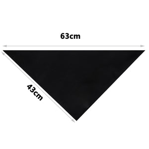 Bandana measures 63cm x 43cm