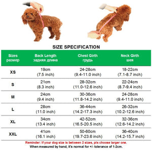 Please measure your dog against the size chart provided.