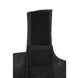 Dog Tuxedo comes with Velcro belt for easy on/off.