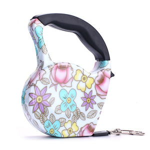 Rose Floral Frenzy 3M/5M Retractable Dog Leash