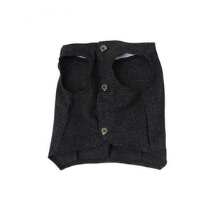 Charcoal Churchill Dog Suit Vest