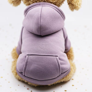 Lilac Sporty Dog Hoodies Sweatshirt
