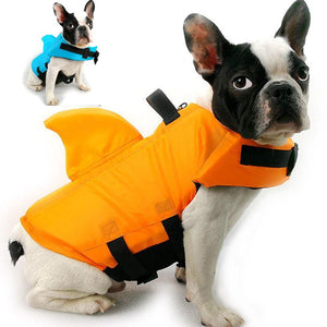 Our adorable Shark Dog Life jackets help to provide dog swimming safety to water sports for small, medium and large dogs.