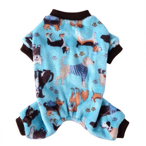 Cozy and warm, these dog-patterned PJs are what doggy dreams are made of.