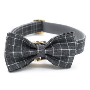 Bow ties are detachable and washable.
