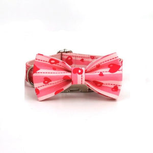 Bow ties are detachable and washable.