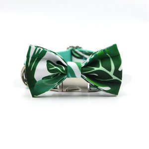 Bow ties are detachable and washable.
