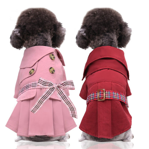 Designer Dog Clothes for Small Big Dogs American Rivet North Dogface  Fashion Jacket Waterproof Hoodie All Seasons Coat S-5XL