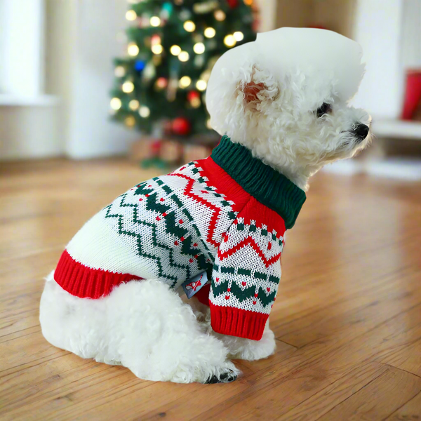 Christmas Dog Sweater Posh Dog Life - Main Image