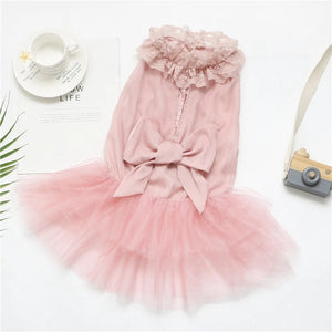 Pink Large Dog Wedding Dress