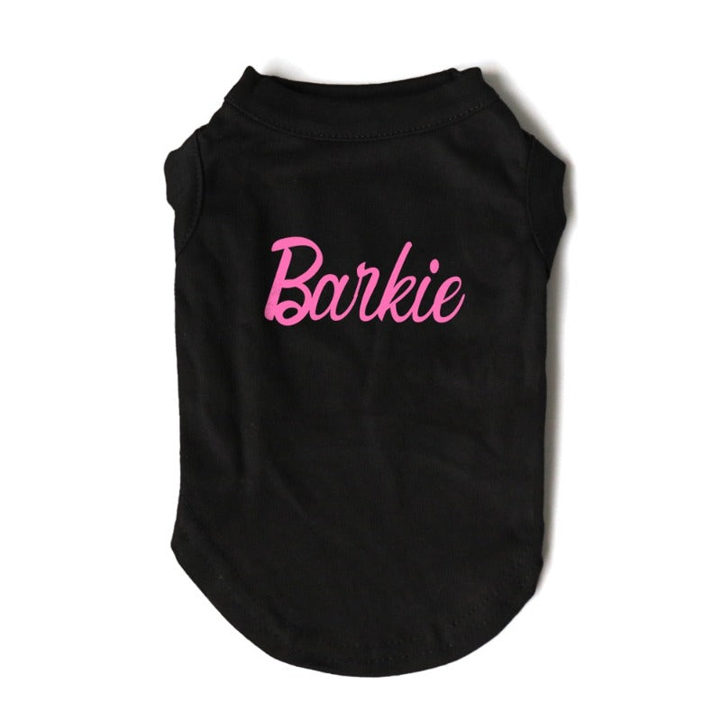Pink Barbie Parody "Barkie" Dog T-Shirt