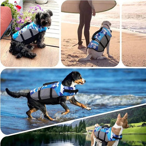 Camo life jackets help keep your dog safe