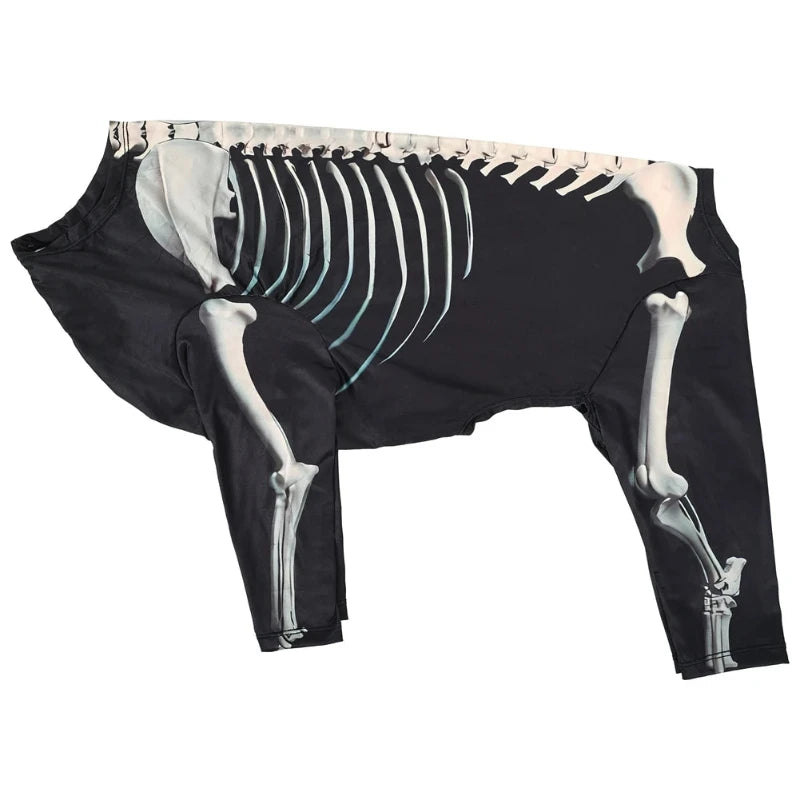 Halloween Dog Skeleton Costume for Large Dogs