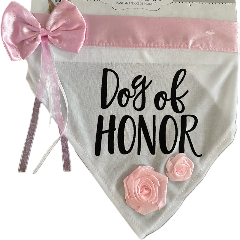 Dog of Honor Wedding Bandana