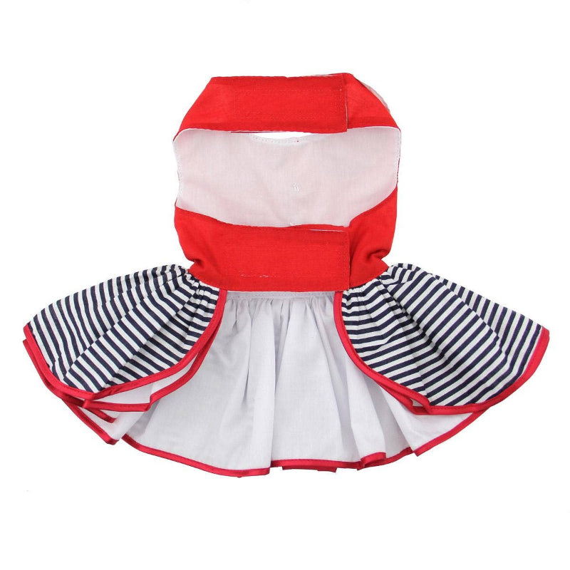 Doggie Design - Sailor Girl Dog Harness Dress w/ Matching Leash