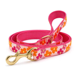 Up Country Flower Power Collar & Leash Matching Set
