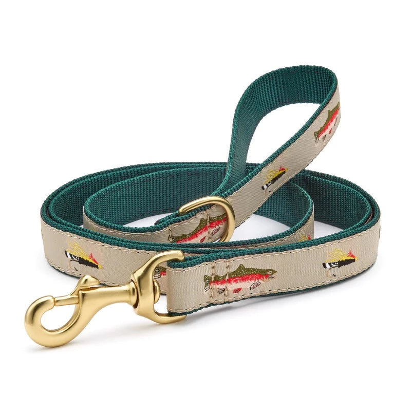 Up Country Fly Fishing Dog Collar & Leash Set