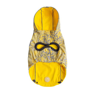 Reversible Elasto-Fit Dog Raincoat - Yellow