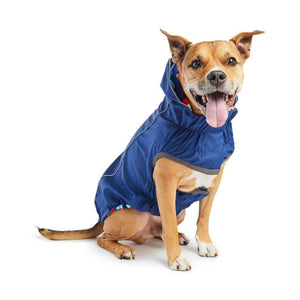 Mutt in Reversible Elasto-Fit Raincoat - Navy/Navy