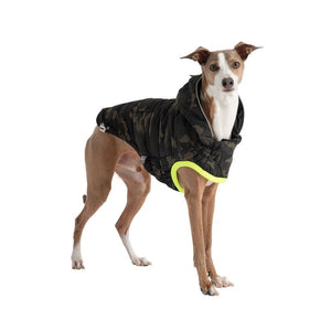 Greyhound in Recycled Dog Parka - Camouflage