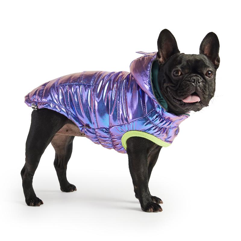 Pug n Recycled Parka - Iridescent Purple