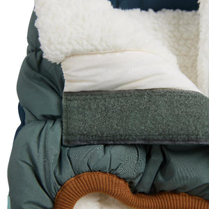 Camplife Puffer  has thick Sherpa lining for warmth