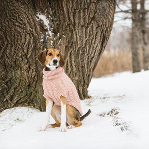 Hound wearing Chalet Sweater - Pink