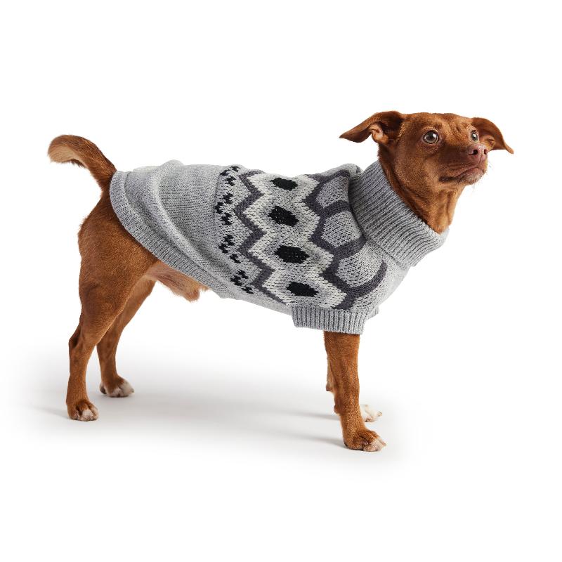 Heritage Dog Sweater - Gray