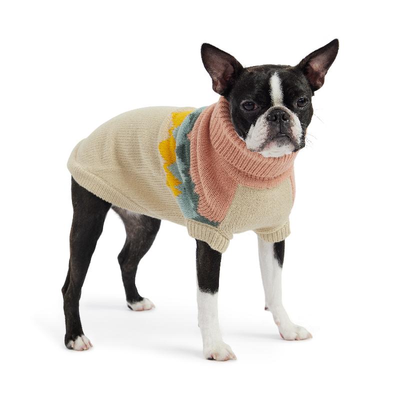 Fireside Dog Sweater - Clay