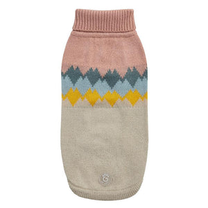 Fireside Dog Sweater - Clay