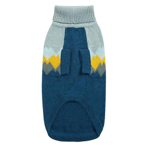 Fireside Dog Sweater - Teal