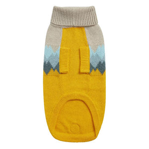 Fireside Dog Sweater - Yellow