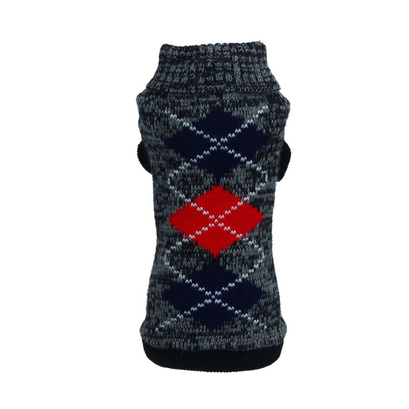 Keep your fur baby warm this autumn/winter with this Classic Argyle Dog Sweater.