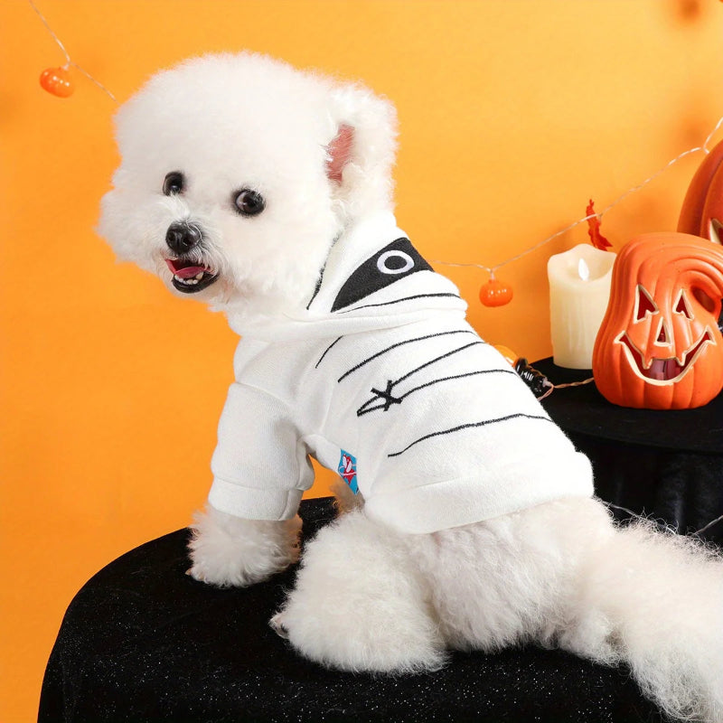 Halloween Mummy Dog Hoodie