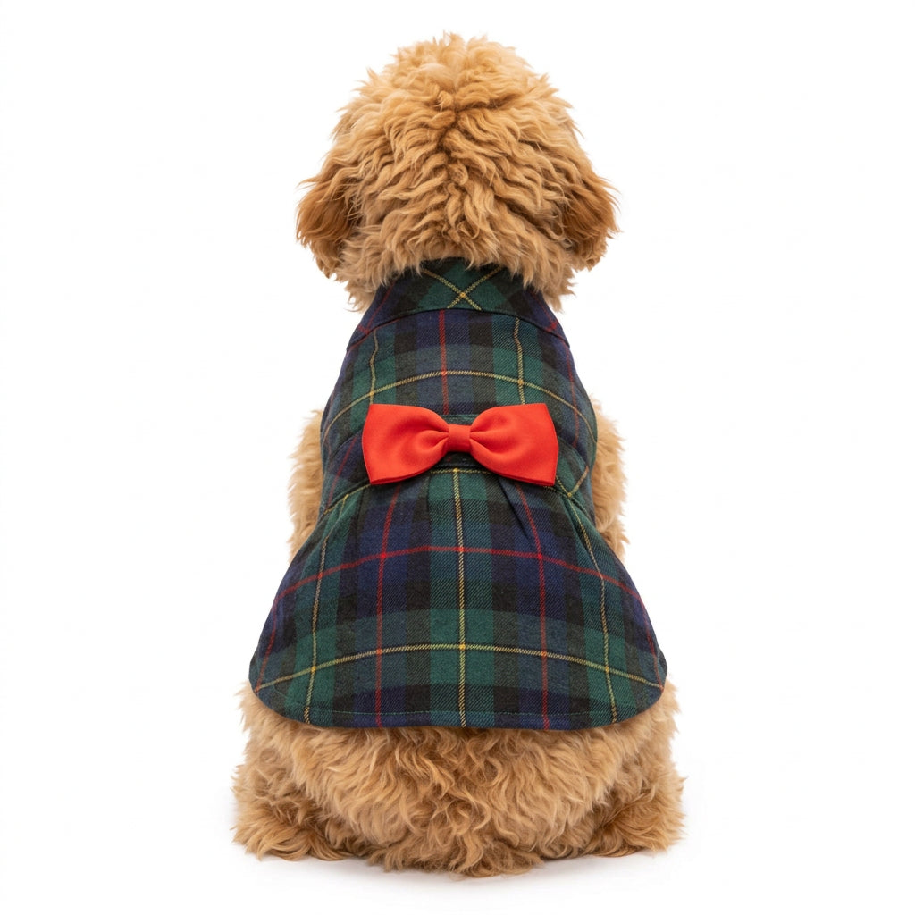 The Worthy Dog - Christmas MacLeod Tartan Dress