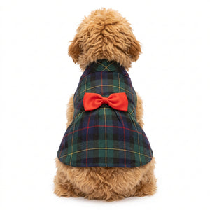 The Worthy Dog - Christmas MacLeod Tartan Dress