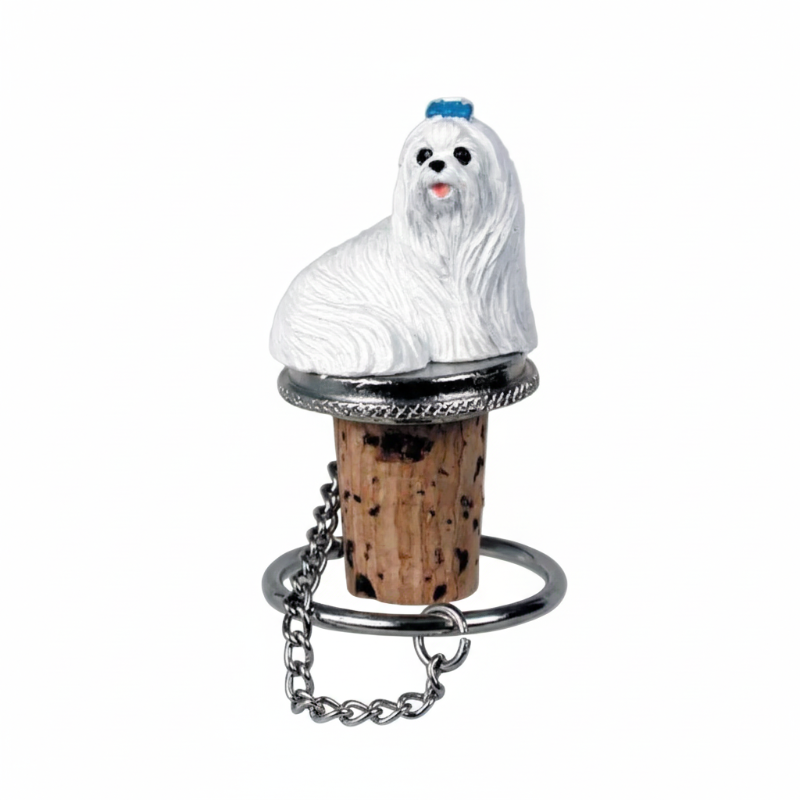 Maltese Wine Bottle Stopper