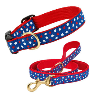 Up Country New Stars Dog Collar & Leash Matching Set