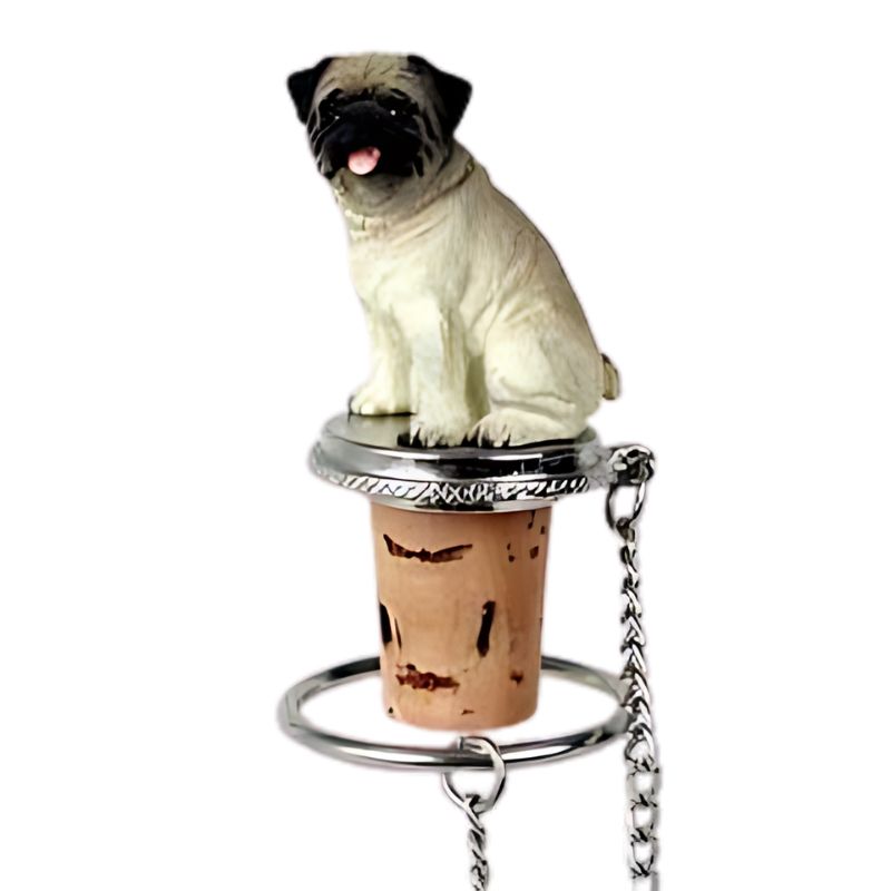 Pug Wine Bottle Stopper