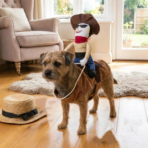 Smiling Cowboy Rodeo Dog Costume