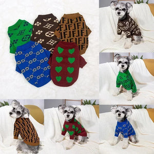 Luxury Designer-Inspired Dog Sweaters