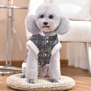 Luxury Pearl Designer Dog Coat