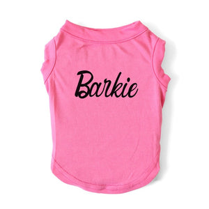 Pink Barbie Parody "Barkie" Dog T-Shirt